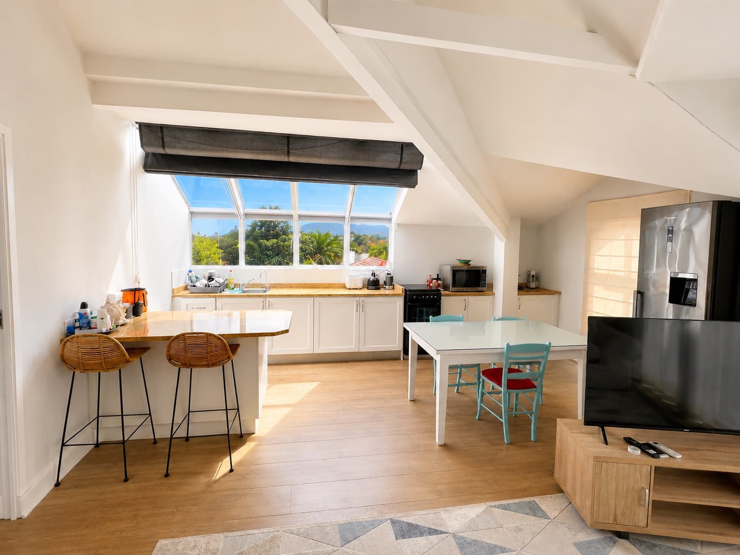 The Flat kitchen area