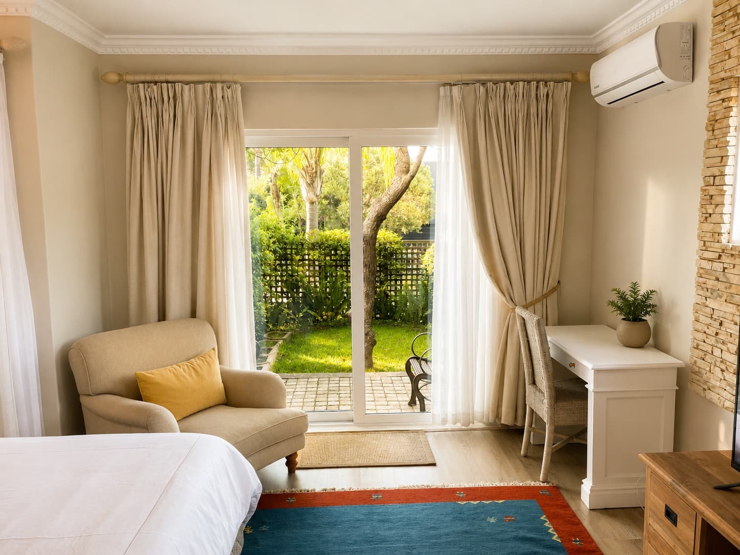 Mountain Room garden view