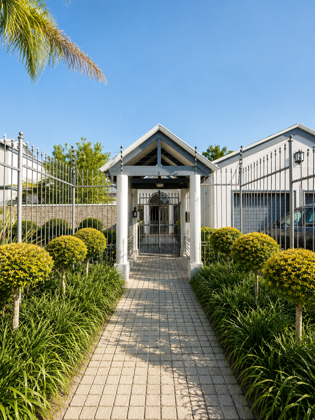 Constantiaberg Eco Villa outer entrance